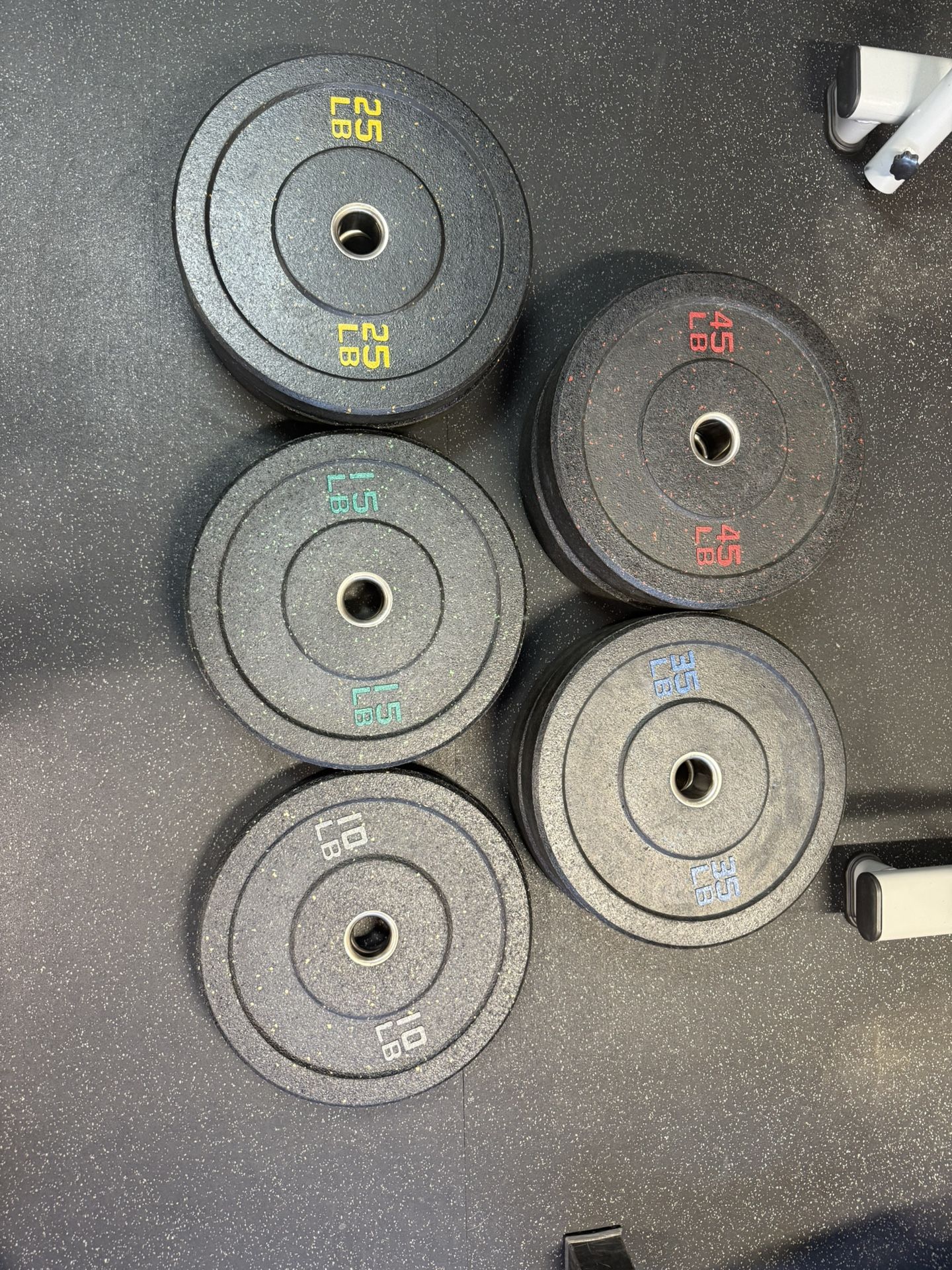 260 lb Bumper Plate Set