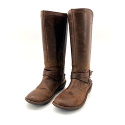 UGG Women’s Boots Leather Shearling Lined Brown Size US 8