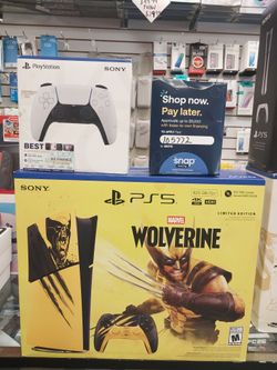 🔥 PS5 Wolverine Limited Edition Console Bundle + Controller | Financing Available!