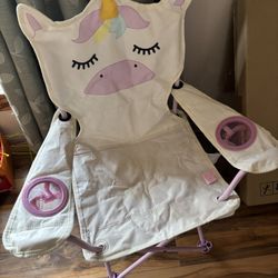 Kids Unicorn Camping Chair 