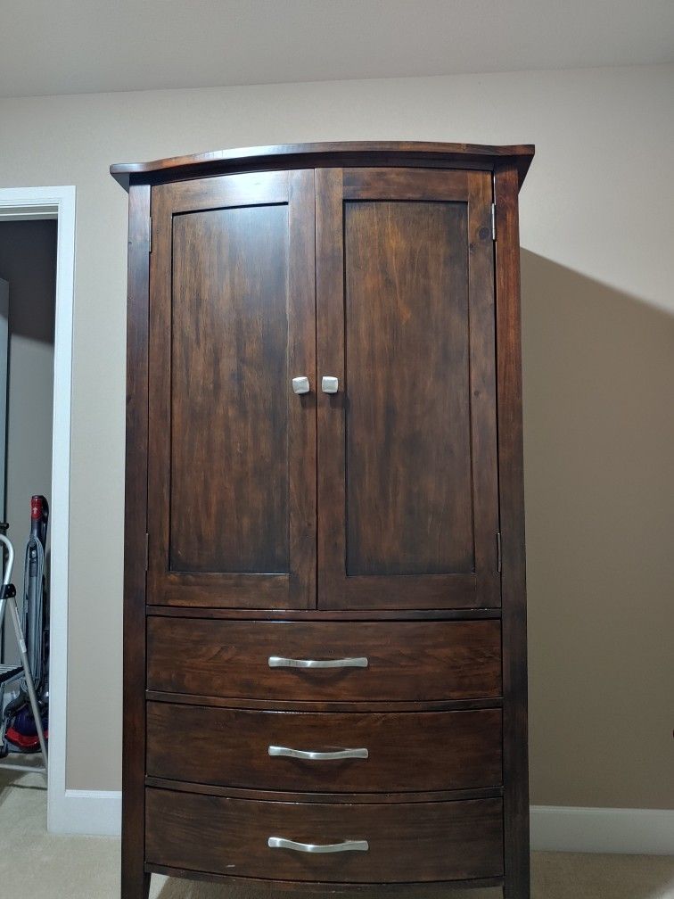 Armoire -Tradewins Brand. Solid Wood, Some Veneer