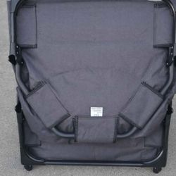 Portable Folding Bed with Cushion & Pillow, Camping Cot for Adults, 500 lbs Support, Lightweight for