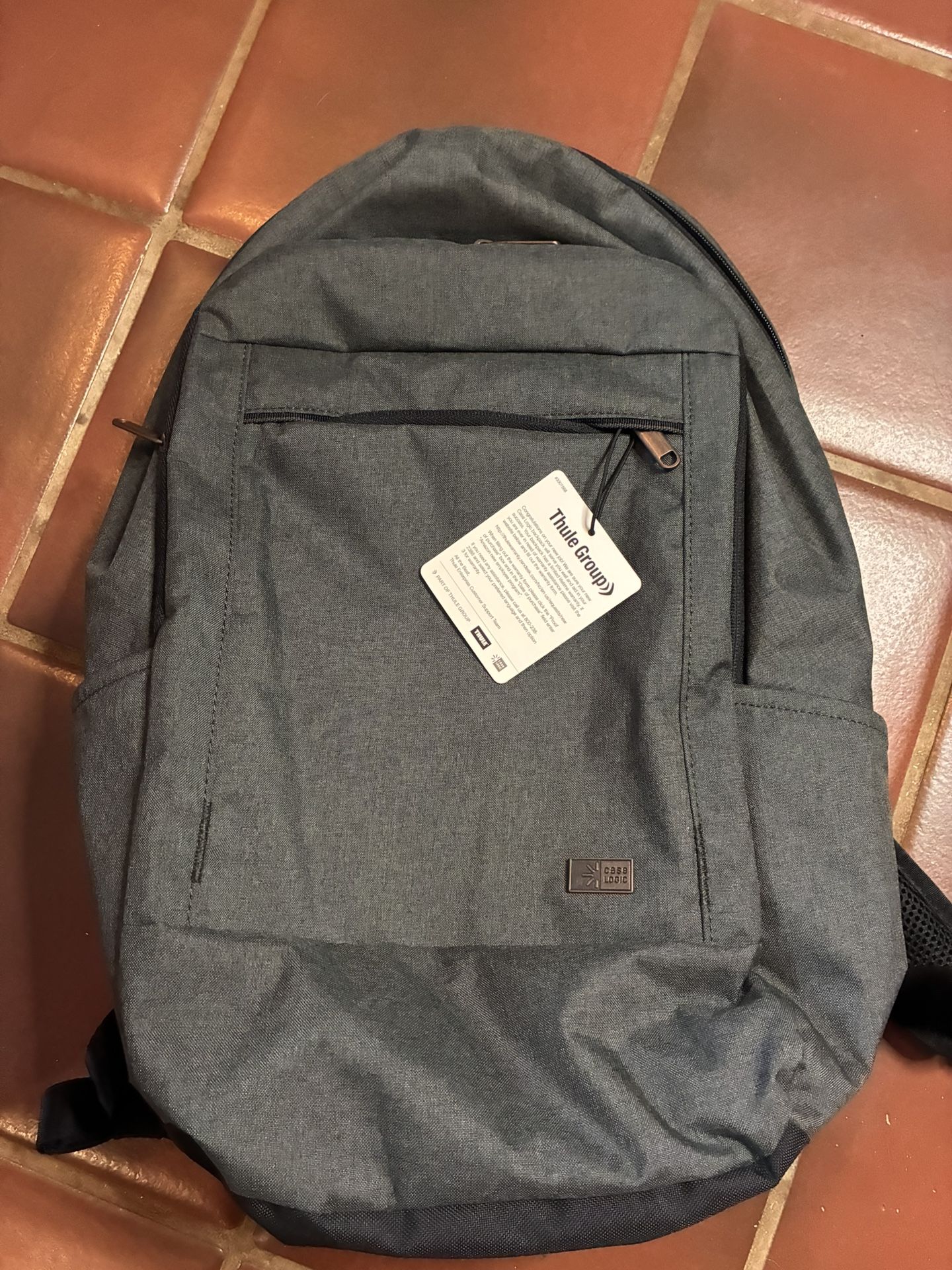 Case Logic Laptop Backpack Grey & Black New