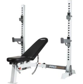Pro bench press rack new 08/600 Olympic bench press by fitness gear