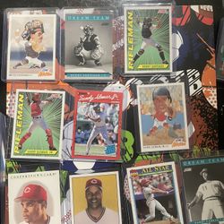 Benny Santiago & Barry Larrin Cards 