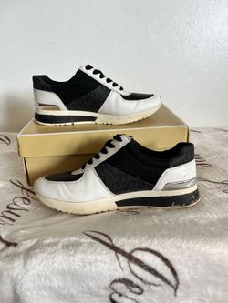 Michael Kors Allie Black/white Size 7.5M