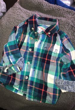 12 month button up for boys
