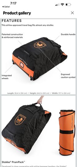 Stokke travel pram stroller bag