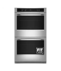 30 in. Double Electric Wall Oven with True Convection Self-Cleaning and Assisted Cooking Modes in PrintShield Stainless