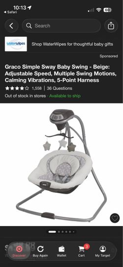 Graco baby Swing