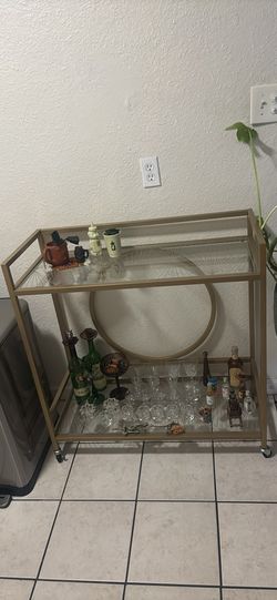 Gold Bar Cart 