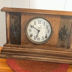 Antique E Ingraham And Company Mantle Clock 