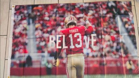 49ers Purdy Flag 5ftx3ft $20 Firm On Price
