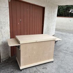 BareWood Cart With Side Flaps