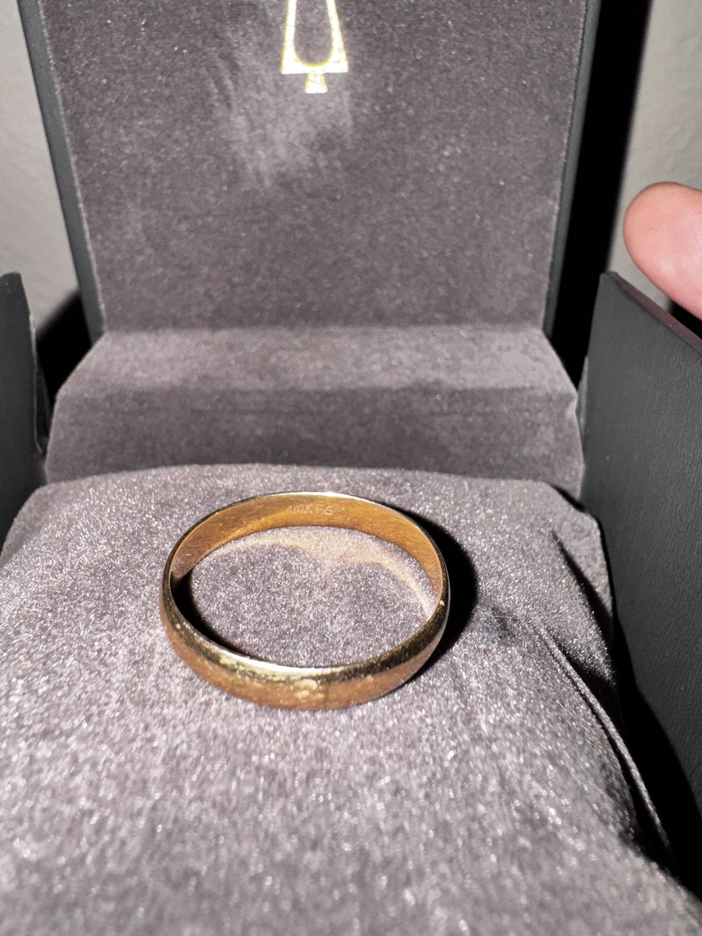 Men’s Gold 14kt Wedding Band Size 12 