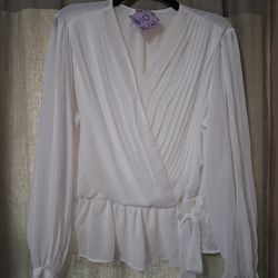 White dressy blouse
