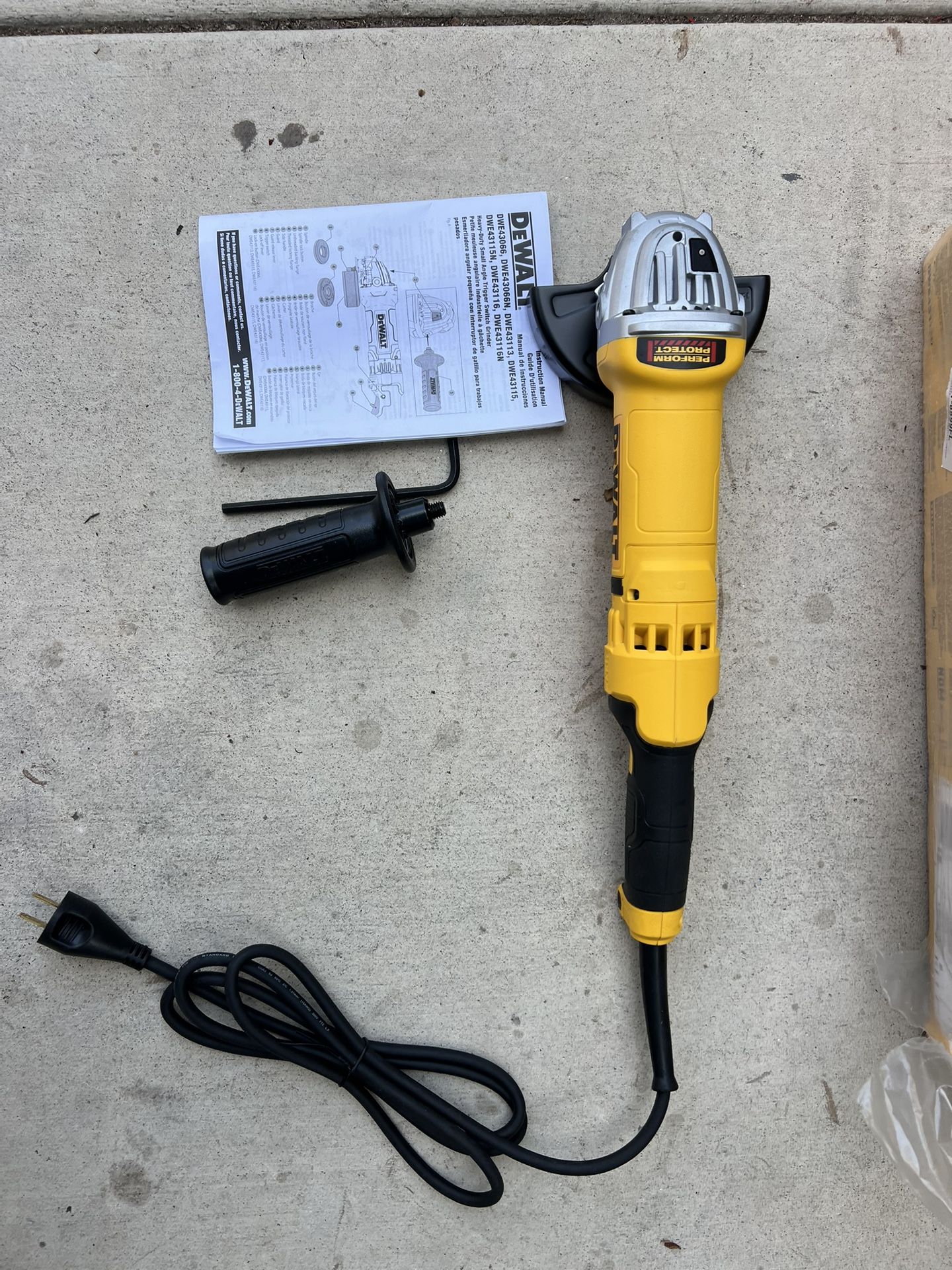 New Dewalt Grinder