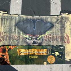 pirates of the caribbean glow in the dark floor mat (glow In The Dark)