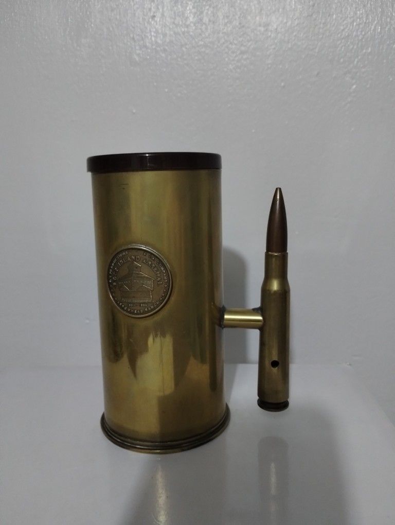 COLLECTIBLE BRASS MUG 7