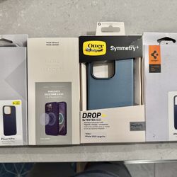 iPhone 14 Pro Cases (4 - All Blue Colors)