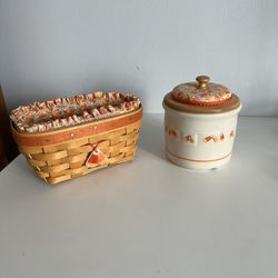 Longaberger, Basket And Crock