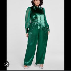 Emerald/Green Fashion 2 Figure Jumpsuit