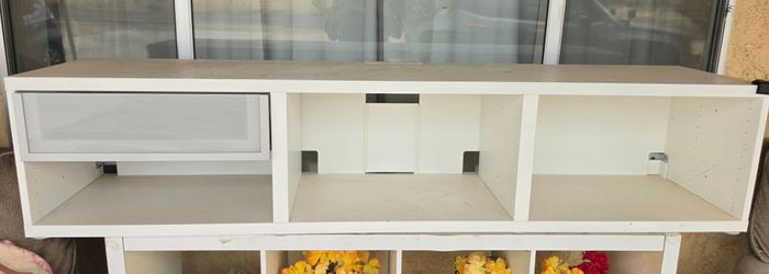 71inL x 15inH x 16inW Ikea Media Console with 1 Drawer