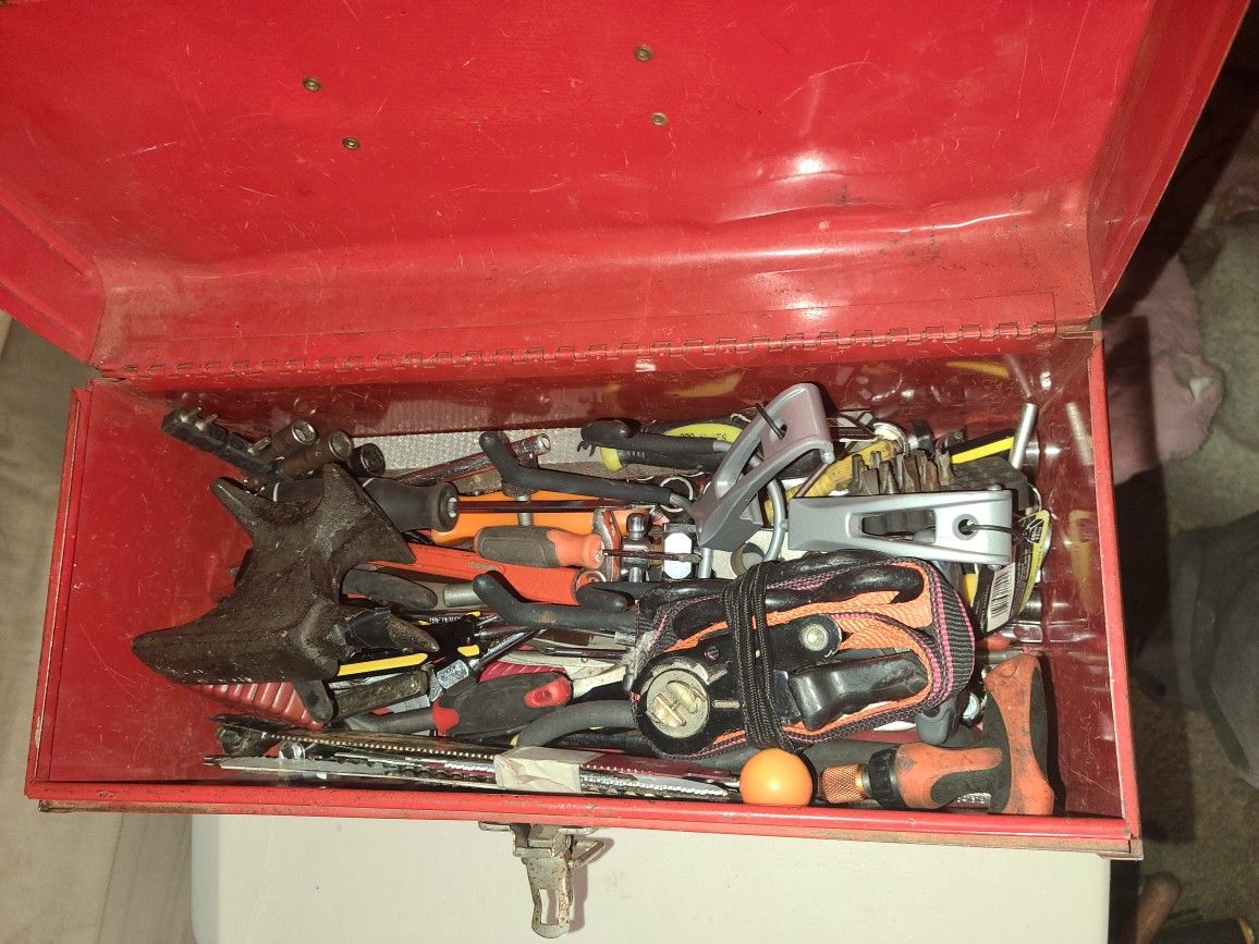 All American Tool Box With Tools
