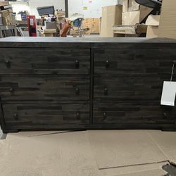 60” wide dark grey/brown dressee from Abbyson