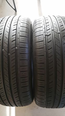 Land sport in good condition 2 tires 215 55 17 80% tread