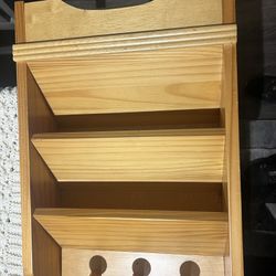 Wood Shelf Organizer