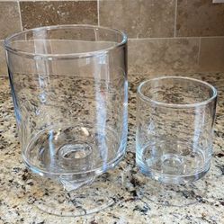 Crate & Barrel Candle Holders