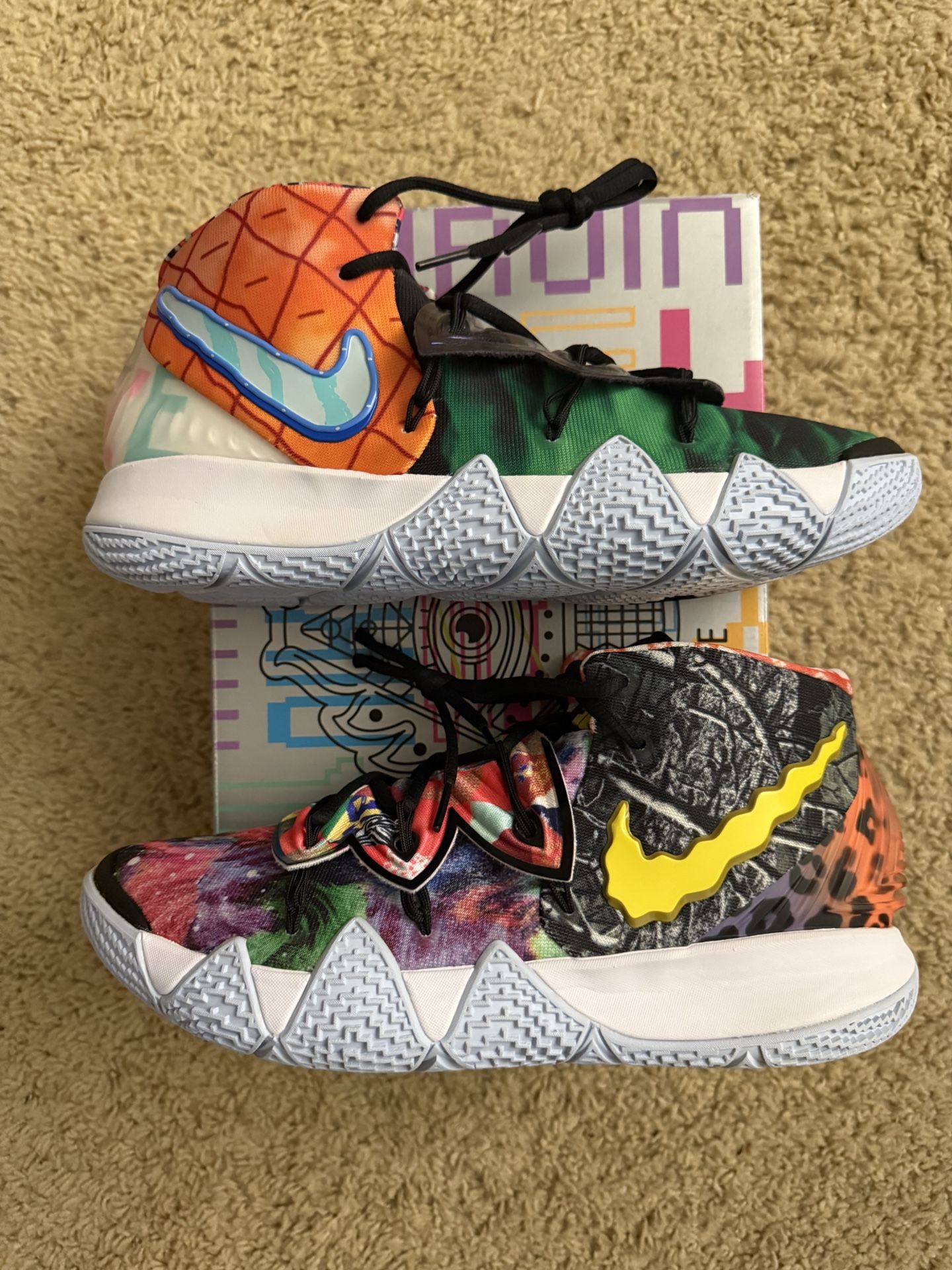 Size 10.5 - Nike Kyrie Kybrid S2 Pineapple (Pre Owned With Box)