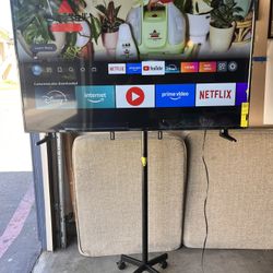 Insignia™ - 58" Class F30 Series LED 4K UHD Smart Fire TV / With Rolling Stand 