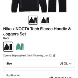 Nike x Nocta Tech Fleece Tracksuit Set