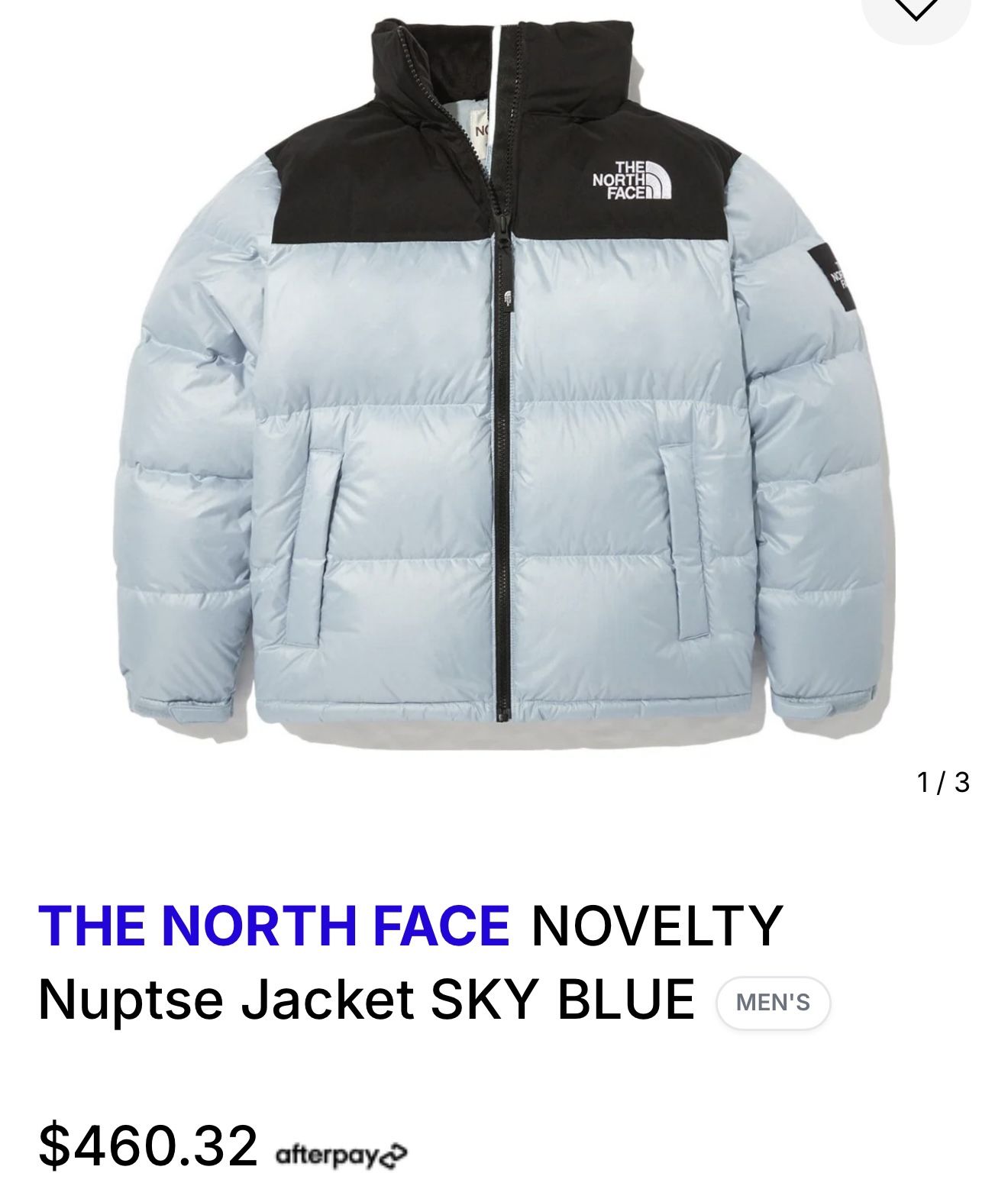 THE NORTH FACENOVELTY Nuptse Jacket SKY BLUE Men M
