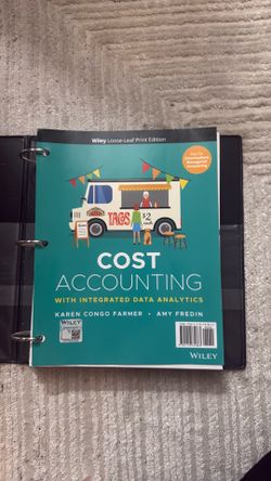 Cost Accounting college loose leaf