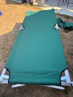 Byer of Maine Military Folding Cot – Heavy Duty – Carry Bag Included