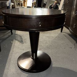 Brown side table