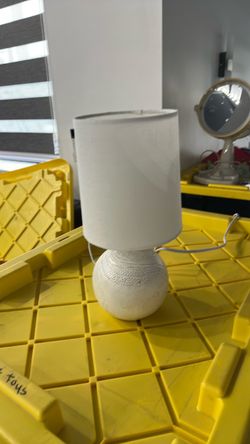 Small Table Lamp with Round Base