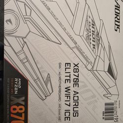 X870E Aorus Elite Wifi7 Ice Motherboard