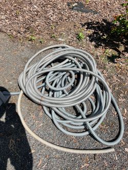 ⚡ Flexible Metal Electrical Conduit / Liquidtight Conduit – Approx. 50 ft