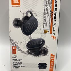 Earbuds - JBL - Endurance Race 2 Waterproof True Wireless Sport  - Black