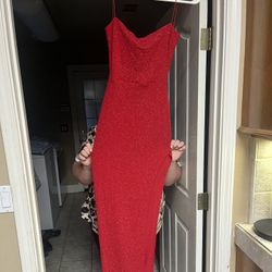 red formal/prom dress