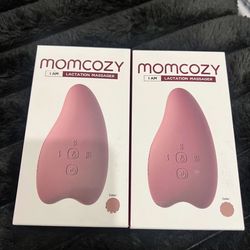Momcozy Warming Lactation Massager 2-in-1, Soft Breast Massager for Breastfeeding, Heat + Vibration