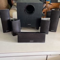 ONKYO 6 Pcs/ Speakers SKW 380 Tested