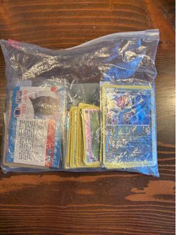 Random bag of Pokemon and Baseball cards