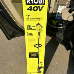 Brand New 15 Inch Ryobi Trimmer Kit 