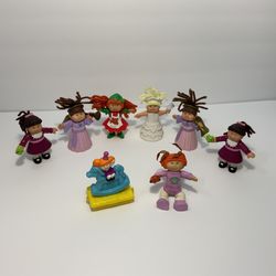 Vintage Mixed Lot of 8 Cabbage Patch Kids Toys Figures McDonalds Holiday Etc CPK