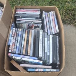 Bulk DVD & CD Lot – Movies, TV Series, Music – 50+ Discs